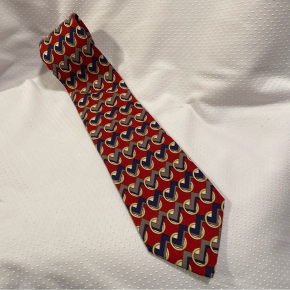 Robert Talbots Mens Tie Red - Picture 1 of 6